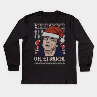 Oh Hi Santa! Kids Long Sleeve T-Shirt